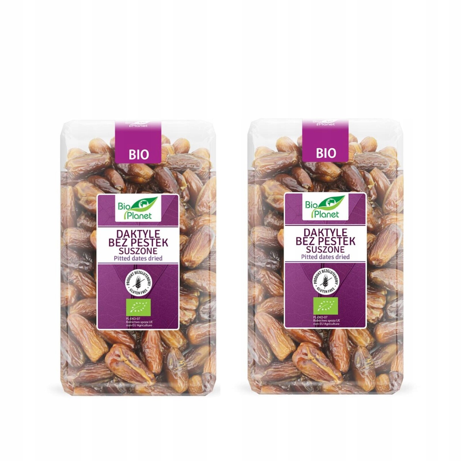 2x Sušené datle bezlepkové Bio 1 kg Bio Planet