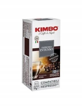 5x Kimbo Espresso 12 Intenso káva v kapslích Nespresso 10 Ks