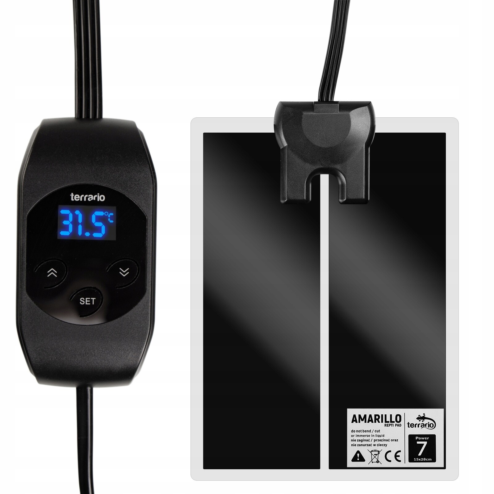 Vyhřívací Podložka Teraristický LCD Termostat Pro Plazy Paměť 7 W