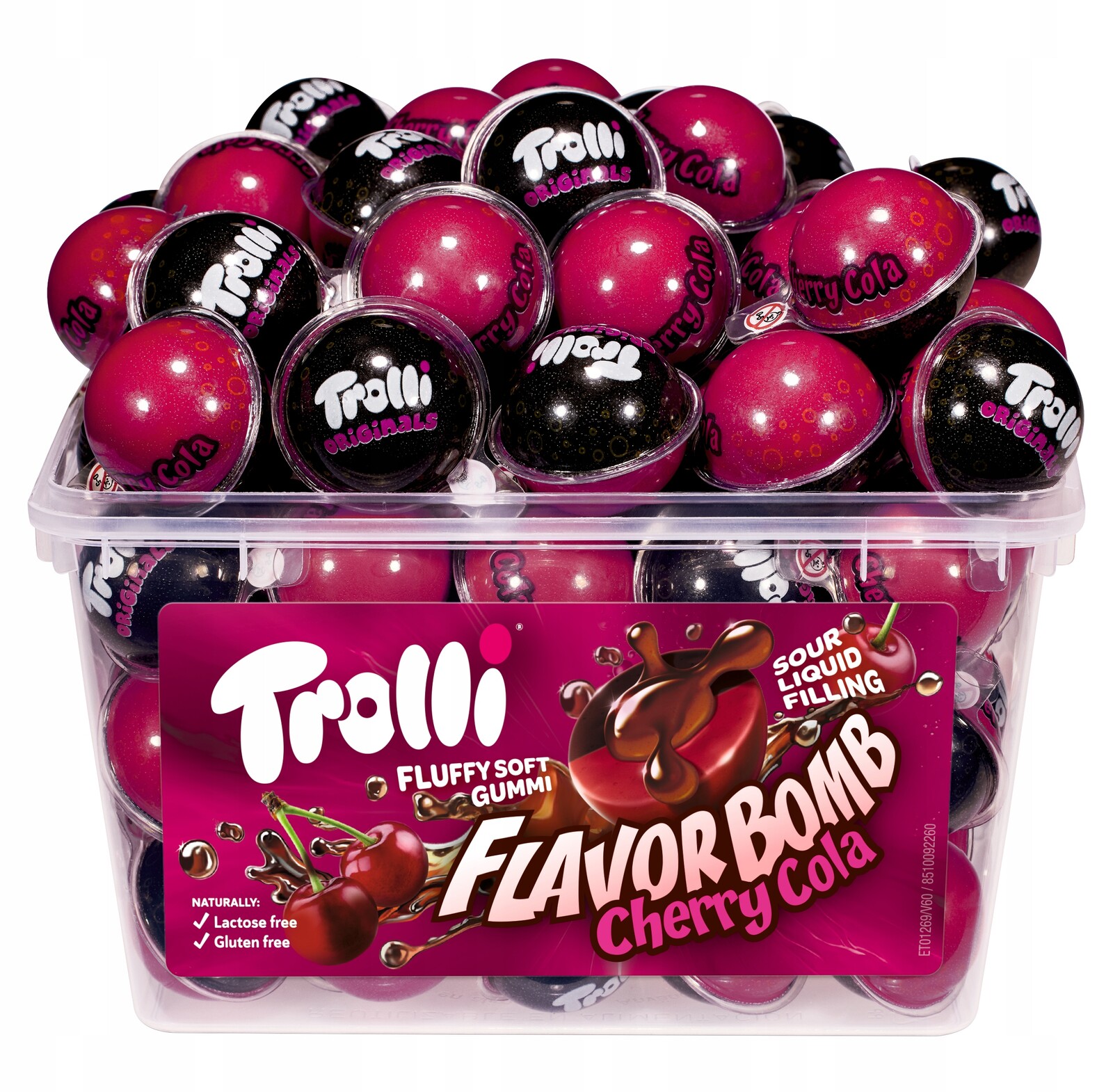 Trolli Želé Bonbony s náplní Cherry Cola Flavor Bomb 60 ks