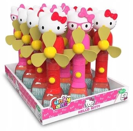 Anba Hello Kitty Větrník Dražé Pudrované 12 Ks 5g