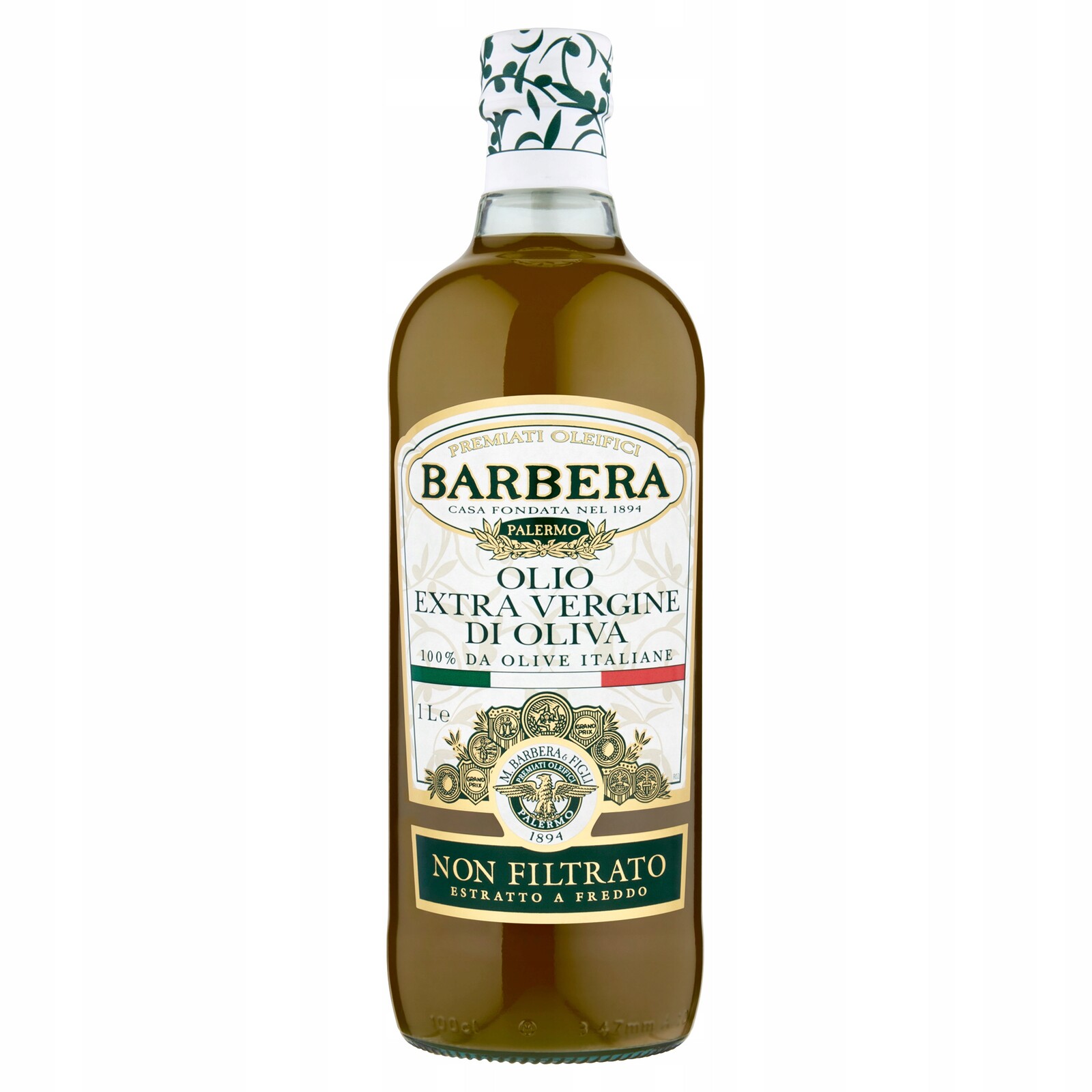 Barbera Olio Non Filtrato Extra panenský olivový olej nefiltrovaný 1000 ml