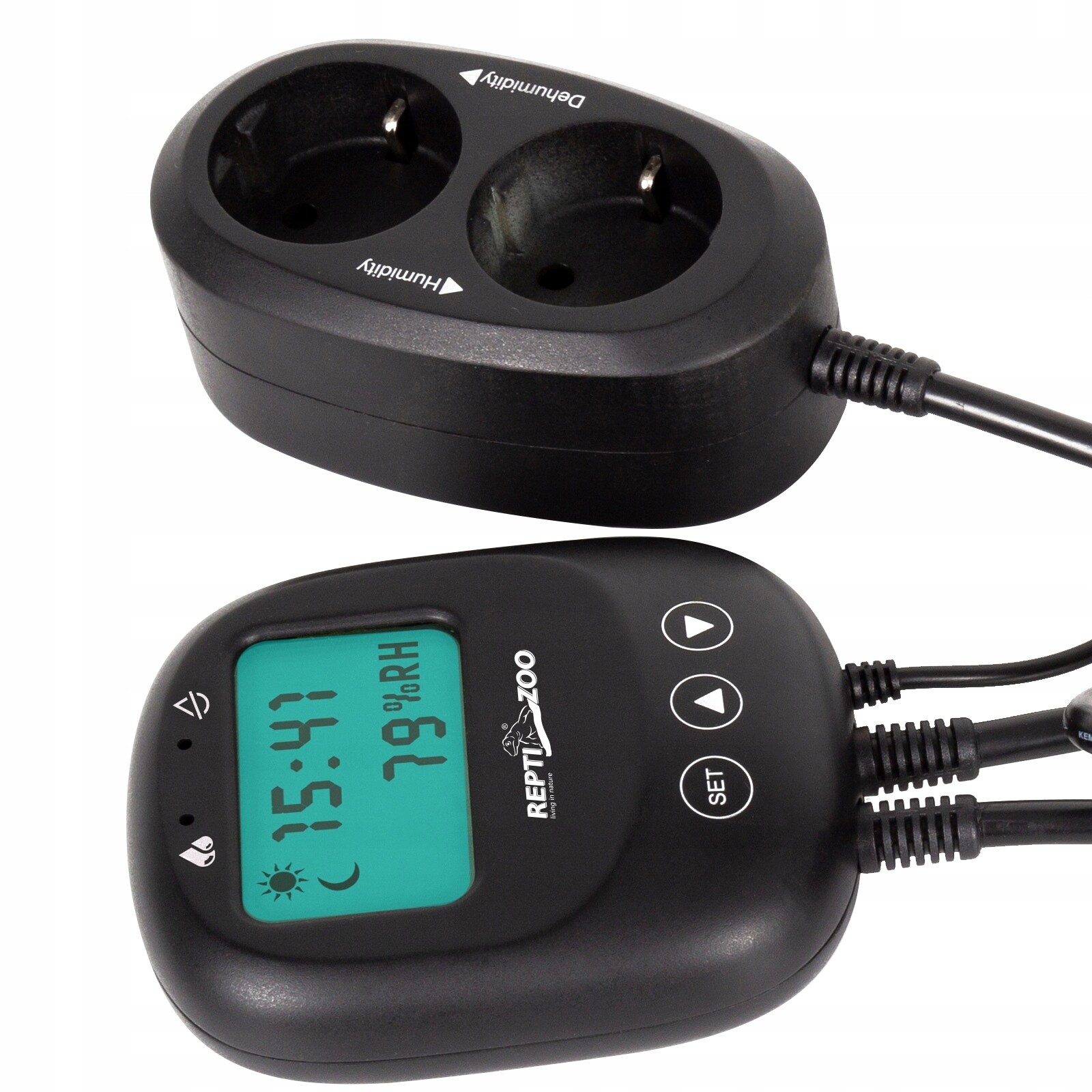 Repti-Zoo Digital Hygrostat day/night – termostat ve dne i v noci