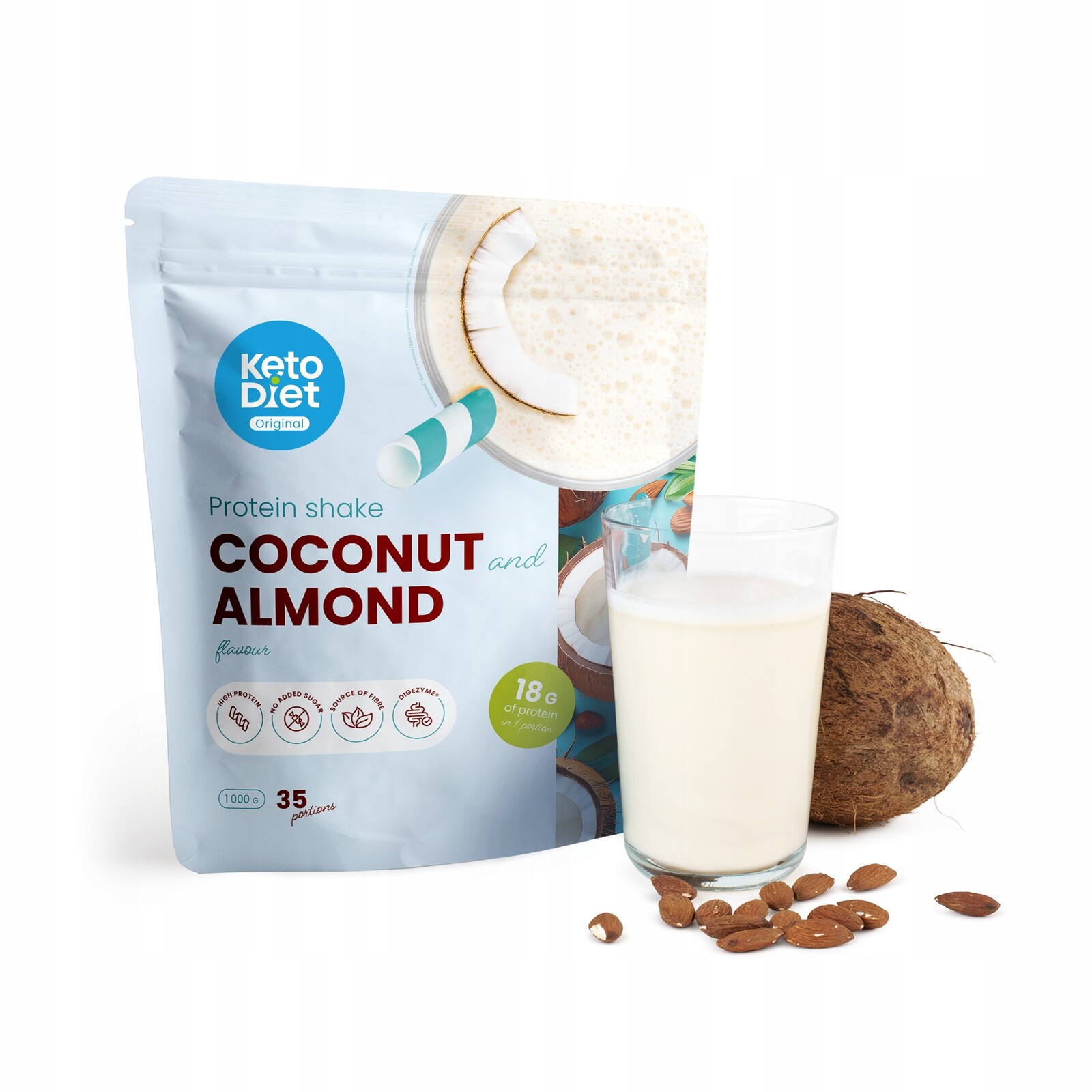 Proteinový nápoj příchuť mandle a kokos (35 porcí)