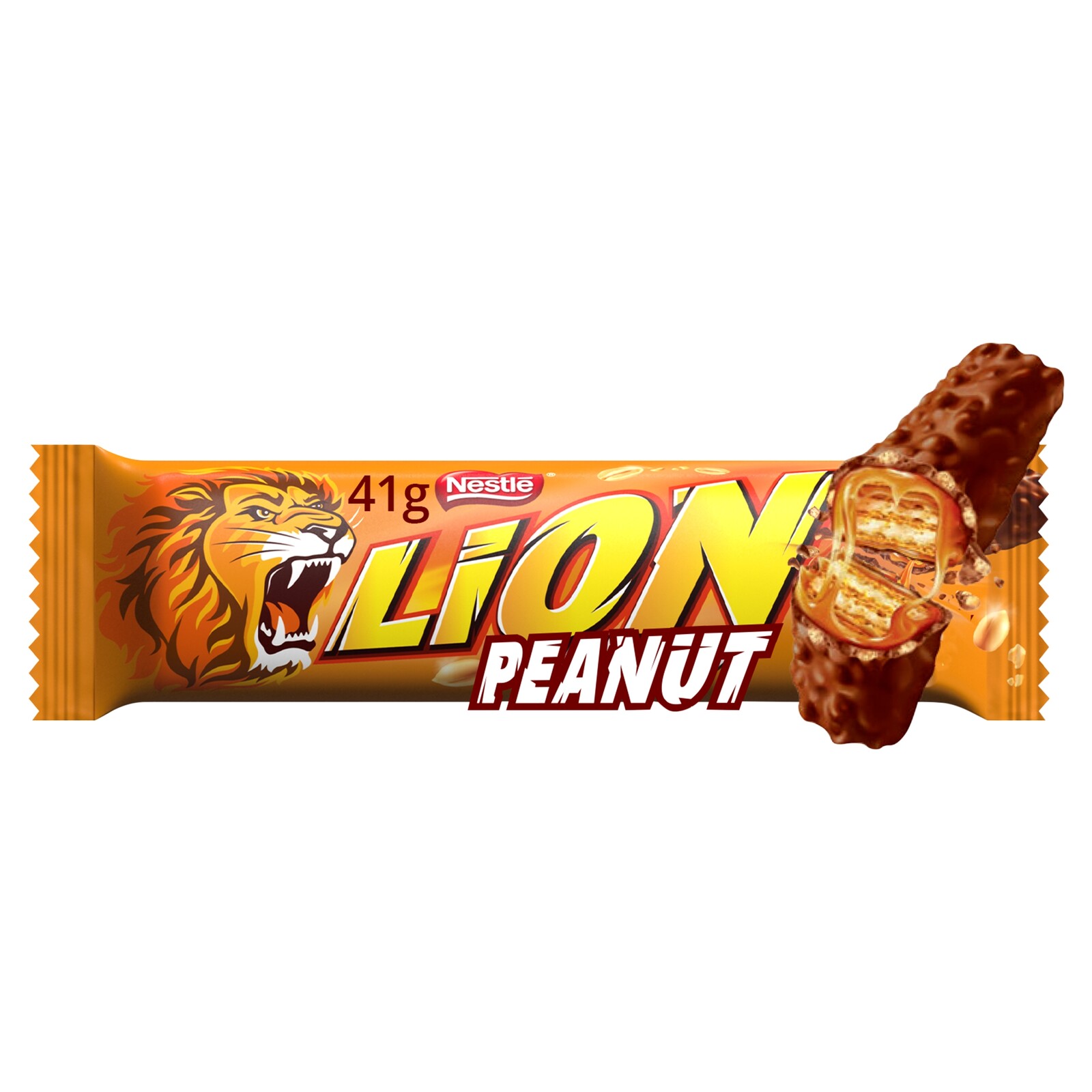 Sada Nestle Lion Peanut Wafel plněná arašídy 40 ks 41 g