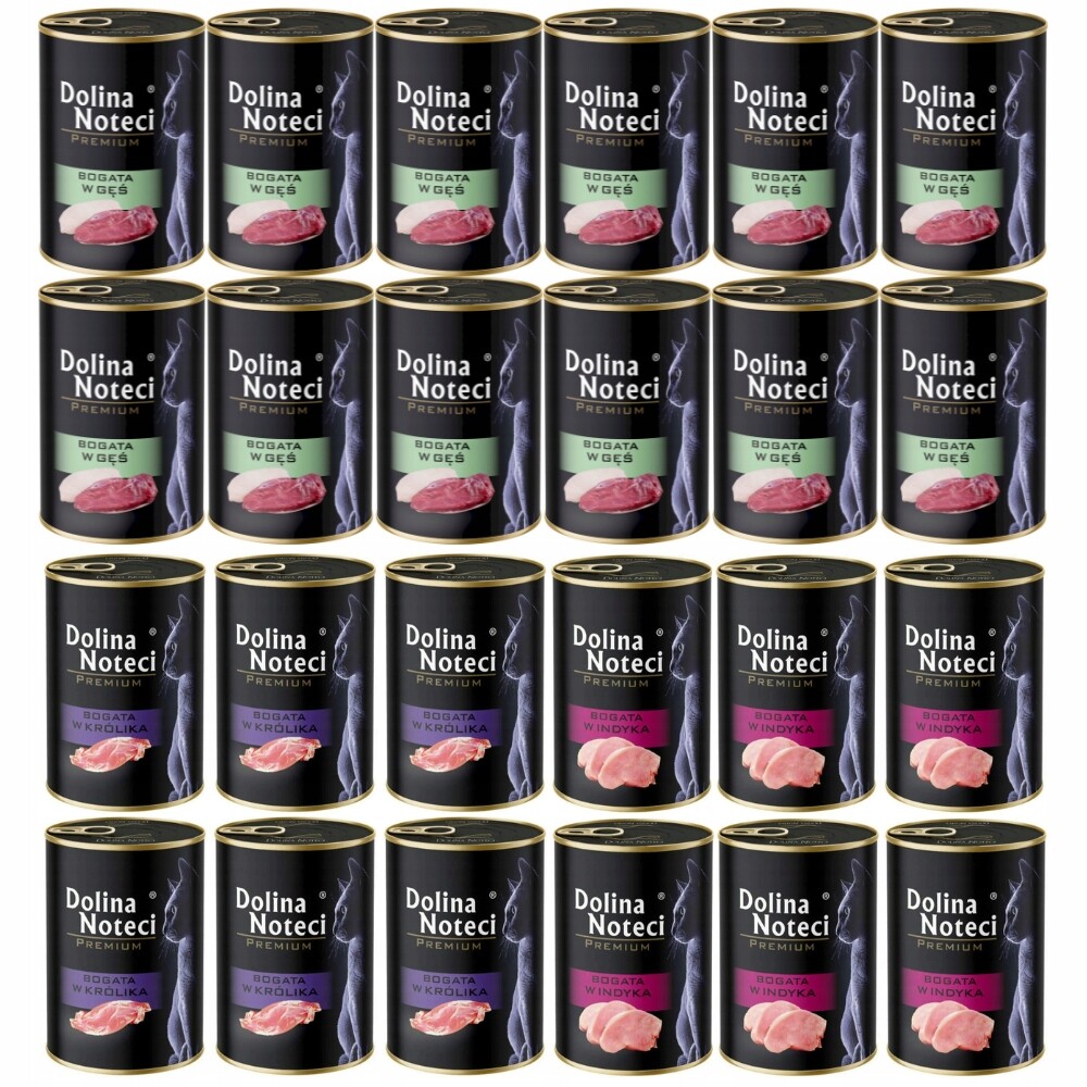 Dolina Noteci Premium mokré krmivo pro kočky mix chutí 24x400 g