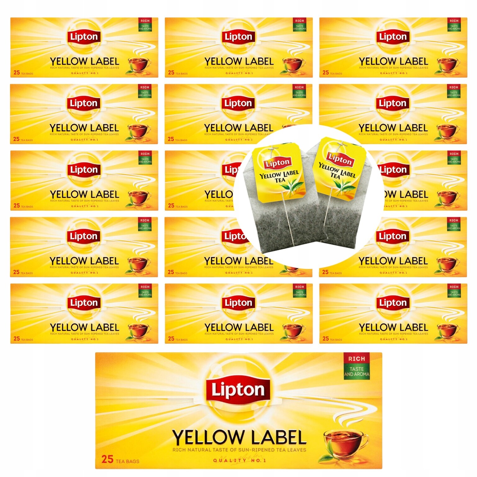 Balíček Černý instantní čaj 16x25 sáčků Lipton