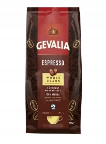 Káva Zrnková Gevalia Espresso 900 g Arabica švédská