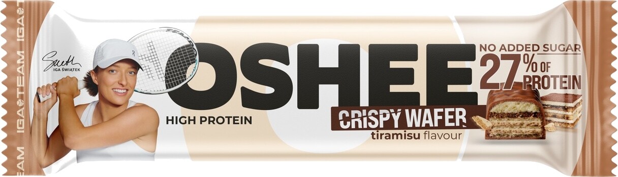 Sada Oshee High Protein Crispy Wafel Tiramisu 12 ks 37 g