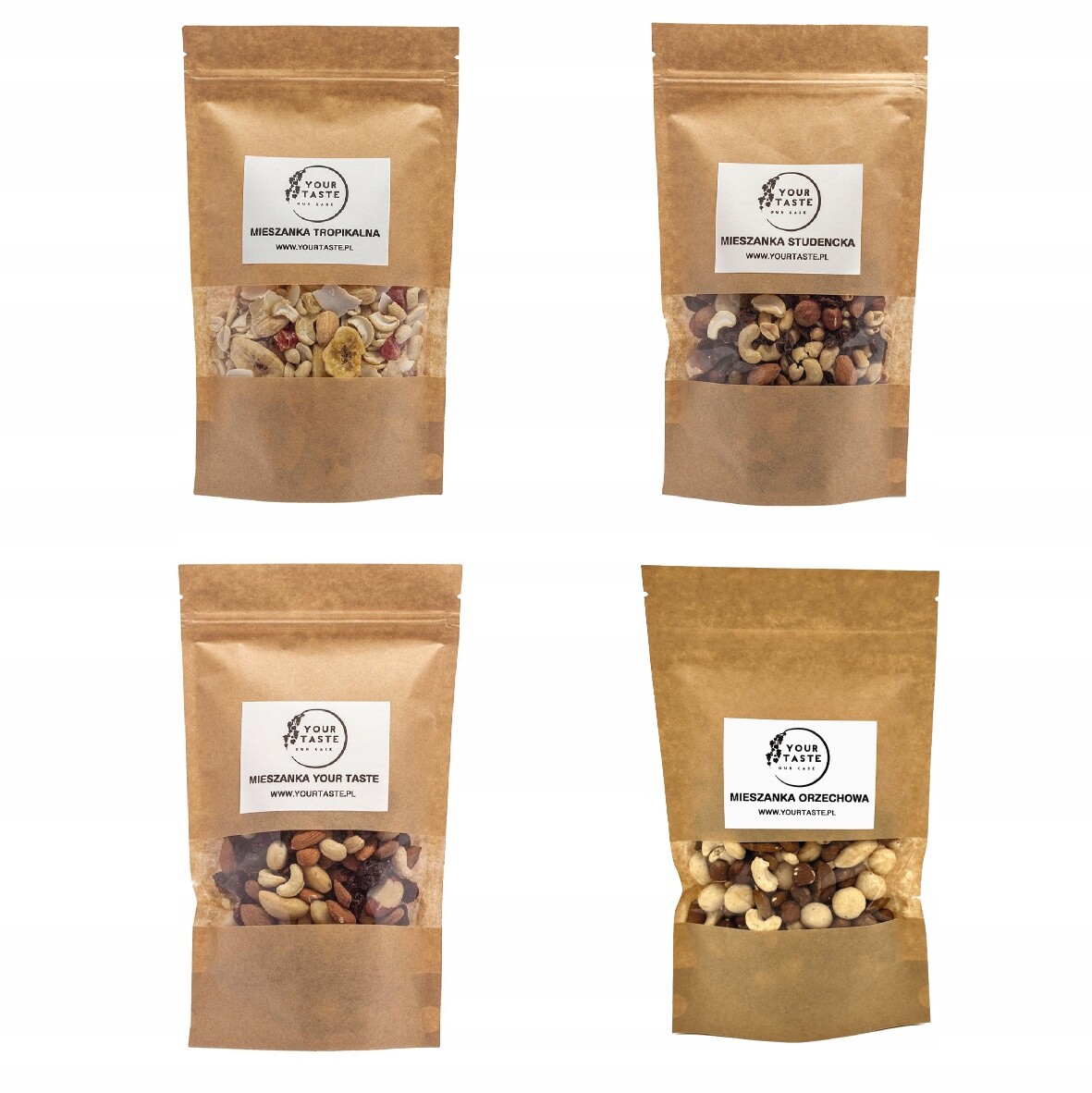 Sada směsí 2 kg Ořechová Tropická Studentská Firemní