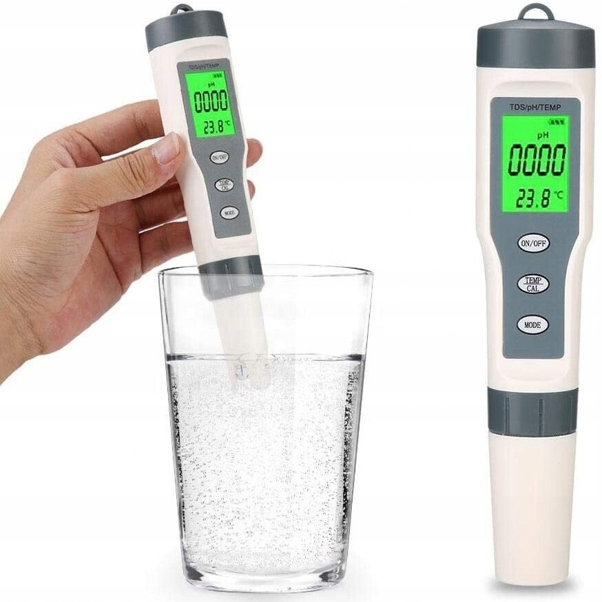 Měřič pH teploty Tester Kyseloměr vody Atc Bazénový Elektronický