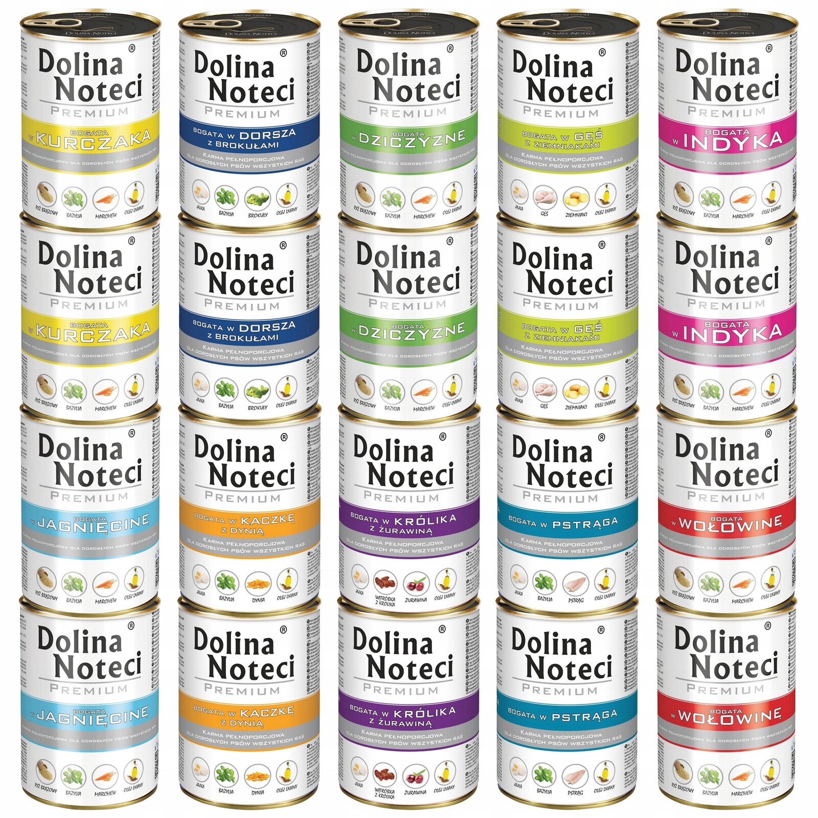 Dolina Noteci Premium Krmivo pro psa MIX Chutí 20 x 400 g