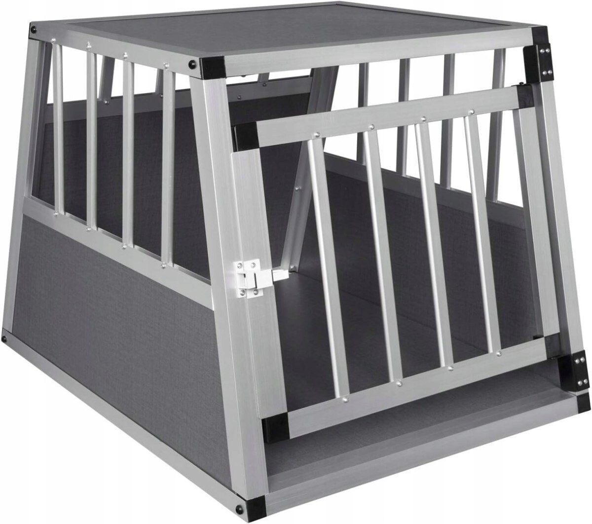 Přepravní Klec, Přepravka pro psa Eugad Šedá 54x69x51 cm