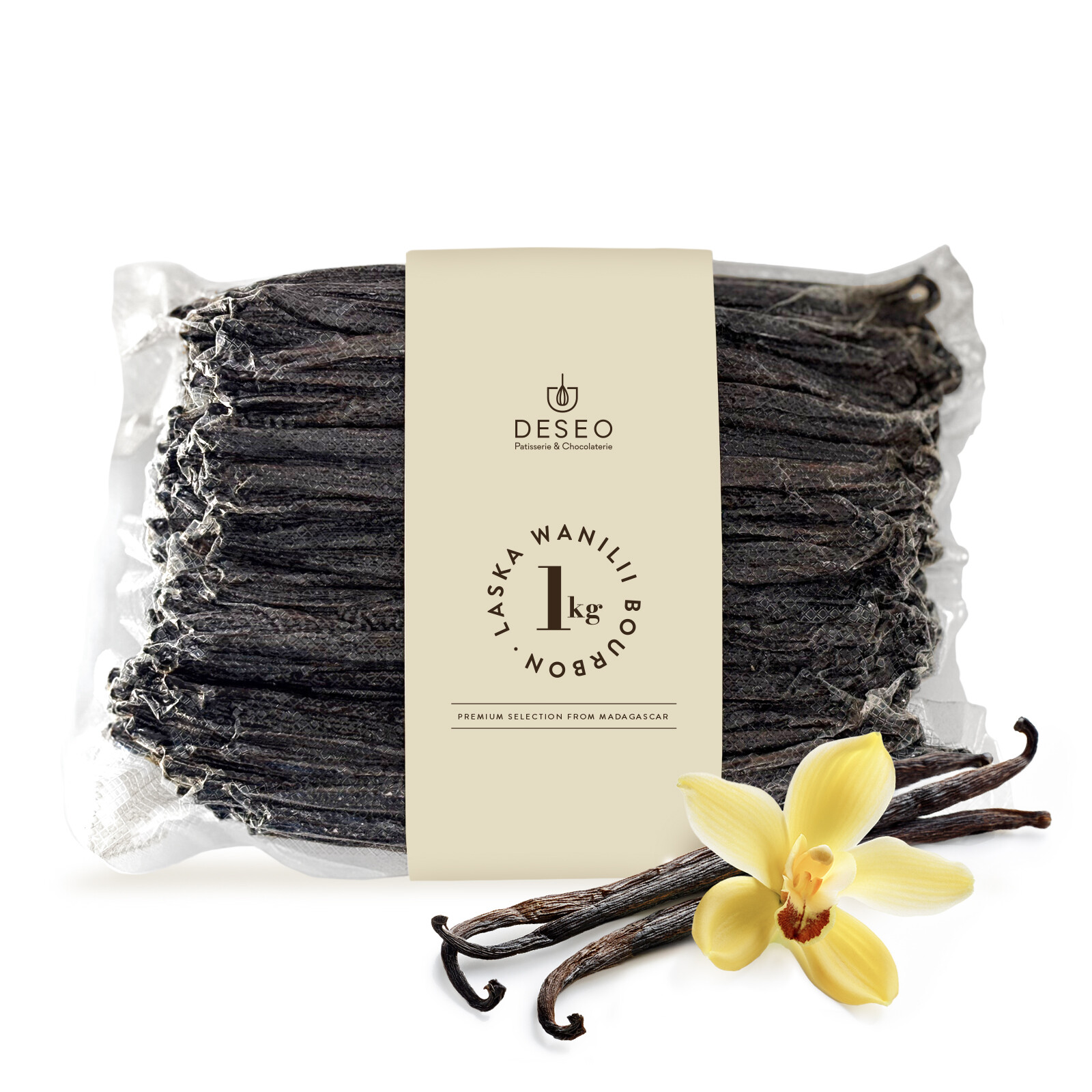 Vanilka Vanilkové Tyčinky Premium Madagaskar 1kg Tlusté Vanilkové Tyčinky Deseo