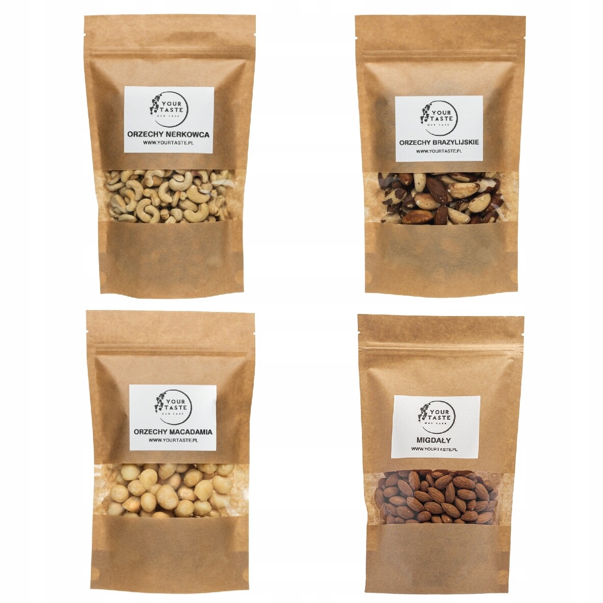 Sada Keto Kešu Ořechy Brazilské Mandle Macadamia