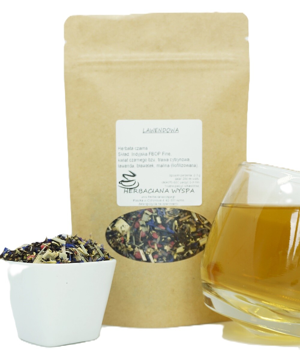Levandulový černý čaj 500 uhasí žízeň a osvěží