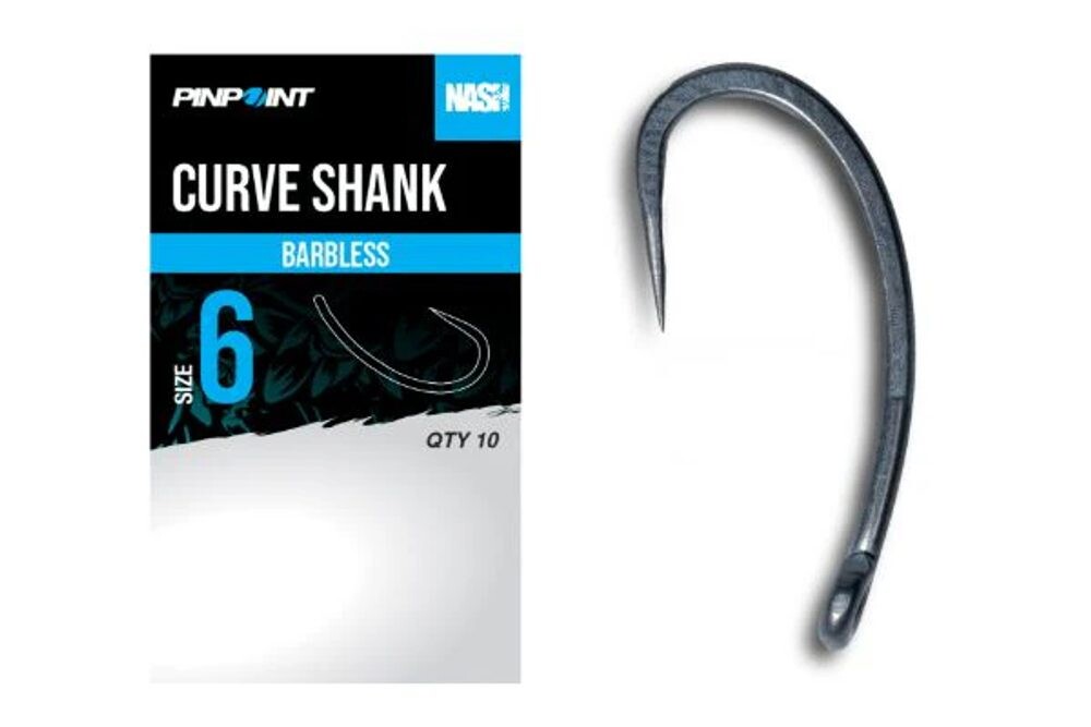 Nash Háčky Curve Shank Barbless 10ks - vel.4