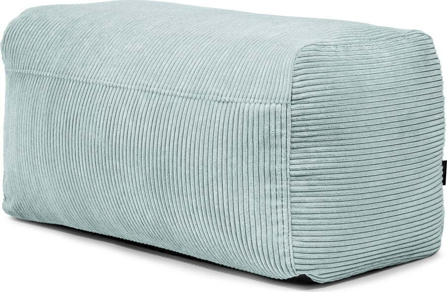 Manšestrový sedací vak v mentolové barvě Plus 100 Lounge – SLOWDOWN