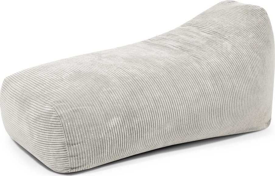 Krémový manšestrový sedací vak Snug Long 140 – SLOWDOWN