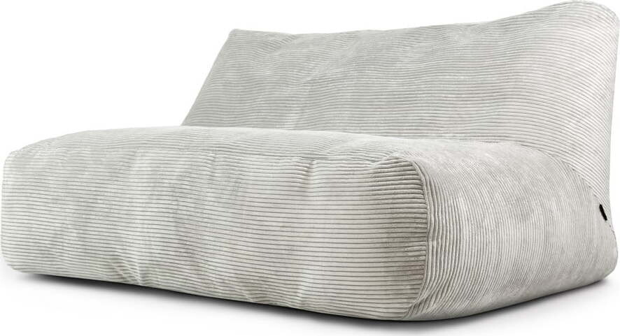 Krémový manšestrový sedací vak Sofa Tube 160 – SLOWDOWN