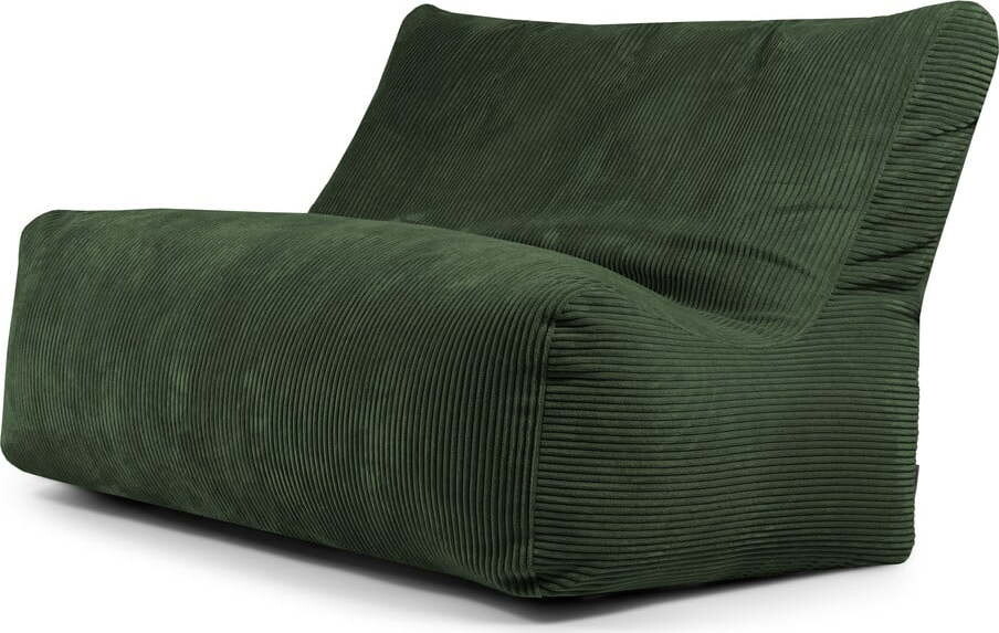 Zelený manšestrový sedací vak Sofa Seat Lounge – SLOWDOWN