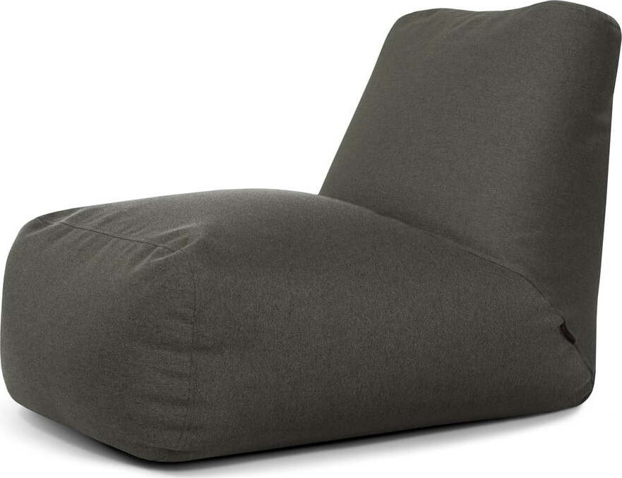 Tmavě šedý sedací vak Tube – SLOWDOWN
