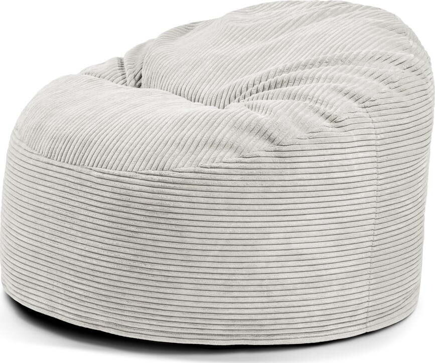 Krémový manšestrový dětský sedací vak Om 85 – SLOWDOWN