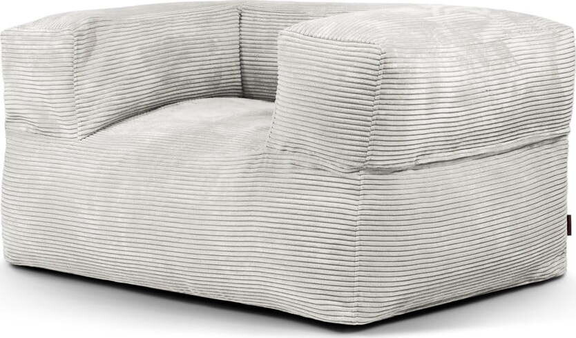 Krémový manšestrový sedací vak MooG – SLOWDOWN