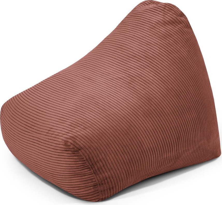 Manšestrový dětský sedací vak v cihlové barvě Snug 80 – SLOWDOWN