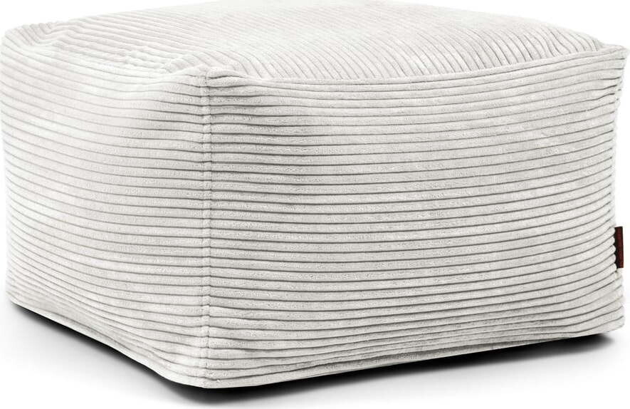 Krémový manšestrový sedací vak Softbox MooG – SLOWDOWN