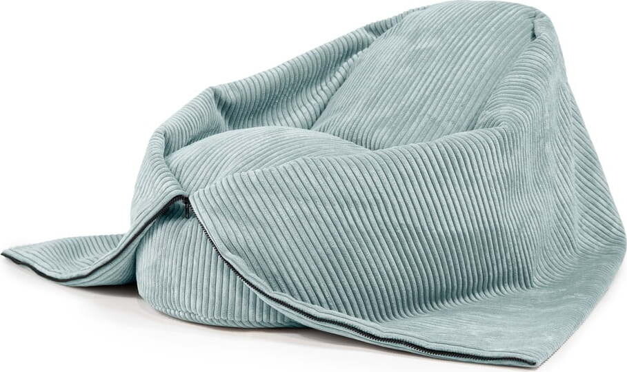 Manšestrový dětský sedací vak v mentolové barvě Cocoon 100 – SLOWDOWN