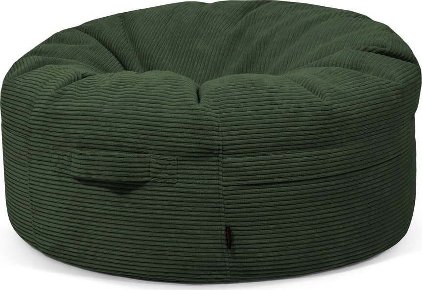 Zelený manšestrový sedací vak Roll 105 – SLOWDOWN