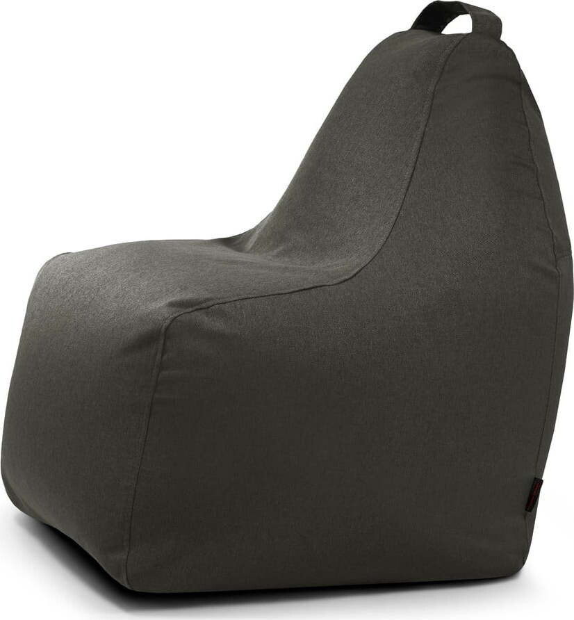 Tmavě šedý sedací vak Play Amuse – SLOWDOWN