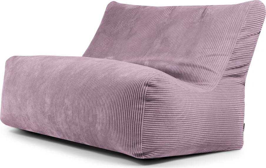 Fialový manšestrový sedací vak Sofa Seat Lounge – SLOWDOWN