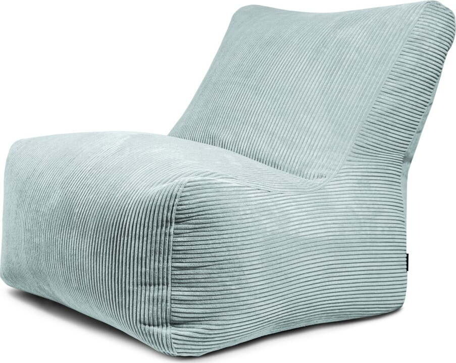 Manšestrový sedací vak v mentolové barvě Seat 100 Lounge – SLOWDOWN