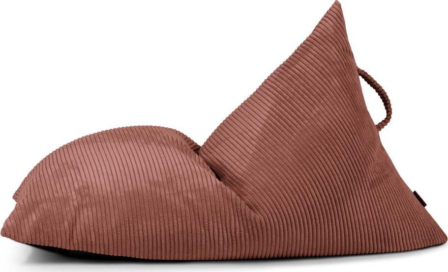 Manšestrový dětský sedací vak v cihlové barvě Razzy – SLOWDOWN