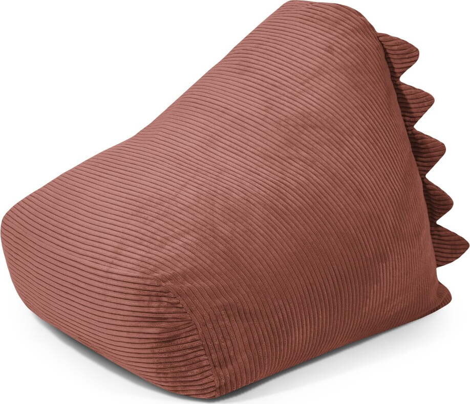 Manšestrový dětský sedací vak v cihlové barvě Snug 80 Dragon – SLOWDOWN