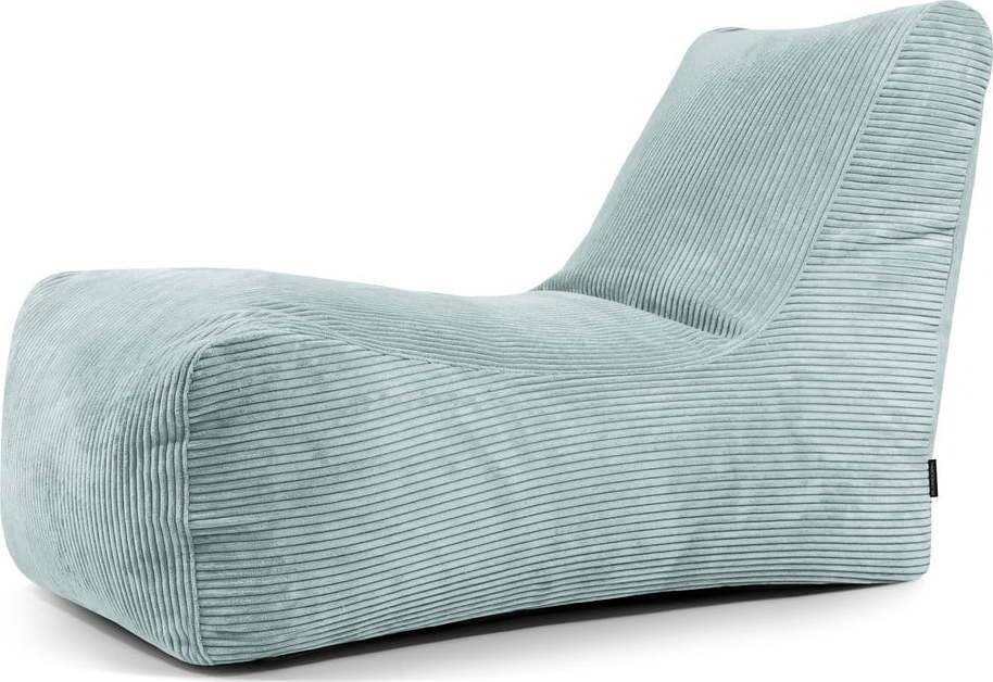 Manšestrový sedací vak v mentolové barvě Lounge – SLOWDOWN