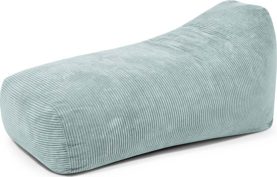 Manšestrový sedací vak v mentolové barvě Snug Long 140 – SLOWDOWN