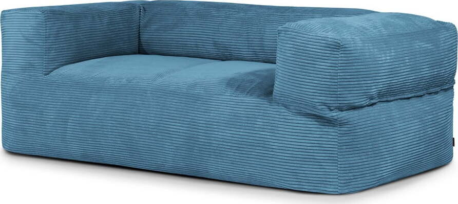 Modrý manšestrový sedací vak Sofa MooG – SLOWDOWN