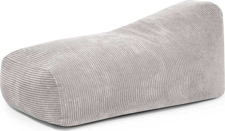 Světle šedý manšestrový sedací vak Snug 130 – SLOWDOWN