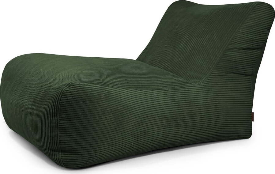 Zelený manšestrový sedací vak Lounge 100 – SLOWDOWN