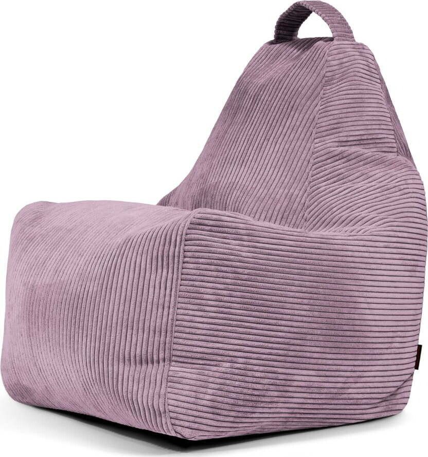 Fialový manšestrový sedací vak Play Amuse – SLOWDOWN