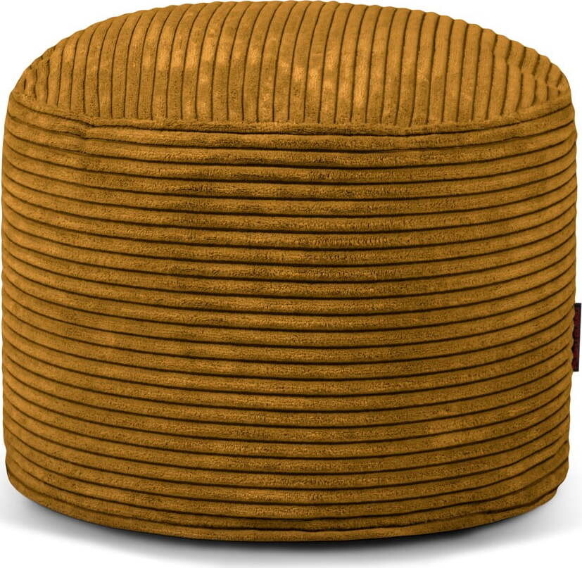 Manšestrový sedací vak v hořčicové barvě Mini – SLOWDOWN