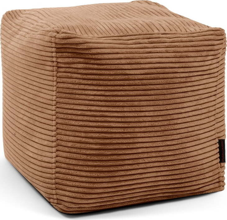 Hnědý manšestrový sedací vak Up! MooG – SLOWDOWN