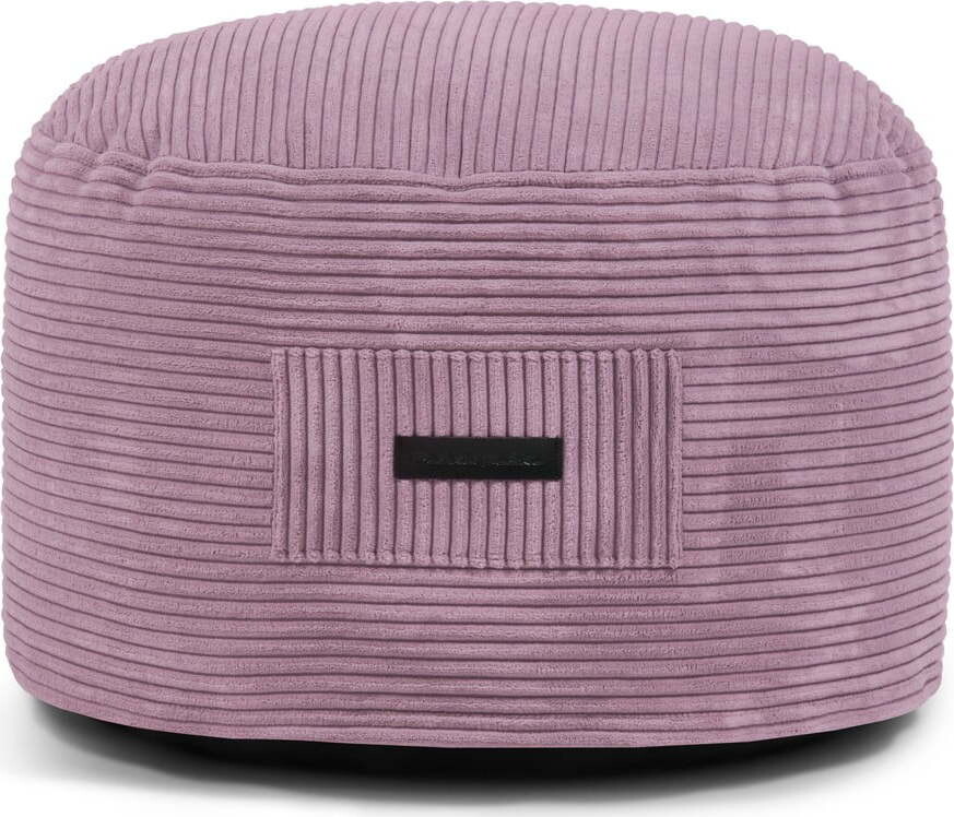 Fialový manšestrový taburet Om 60 – SLOWDOWN