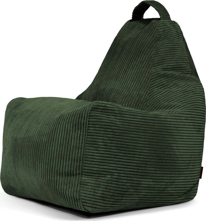 Zelený manšestrový sedací vak Play Amuse – SLOWDOWN