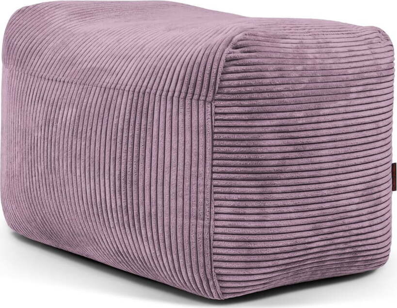 Fialový manšestrový sedací vak Plus 70 Lounge – SLOWDOWN