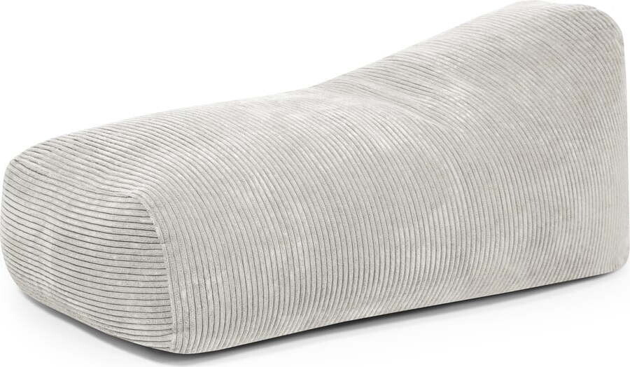 Krémový manšestrový sedací vak Snug 130 – SLOWDOWN