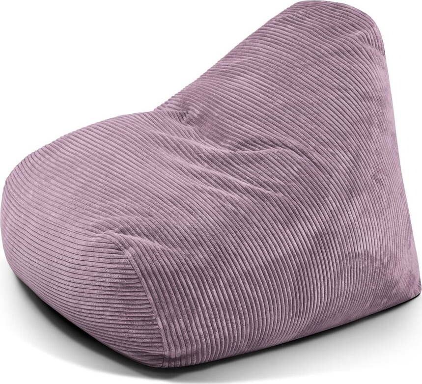 Fialový manšestrový sedací vak Snug 100 – SLOWDOWN